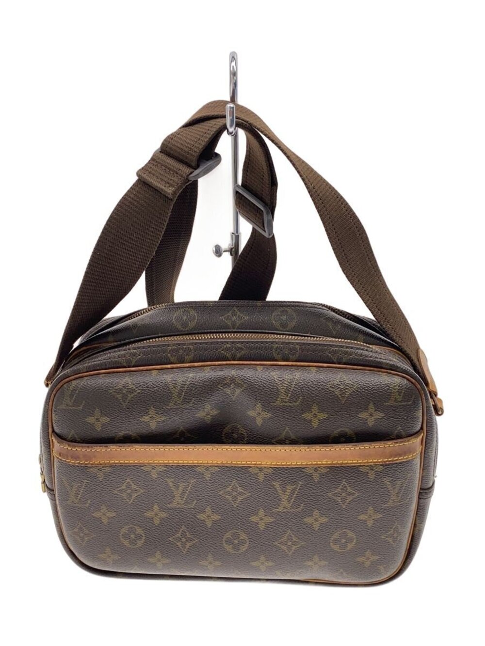 LOUIS VUITTON Reporter Monogram Canvas Brown